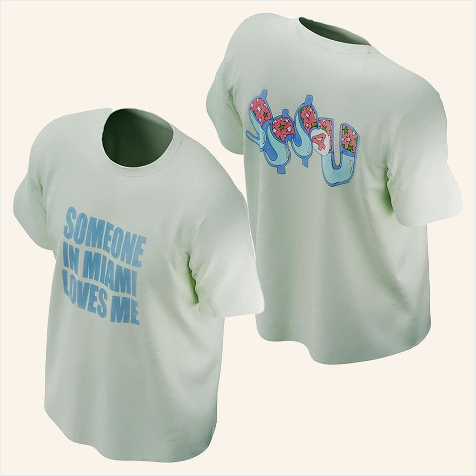 Drake Merch Someone In Miami Loves Me T-Shirt Gifts For Her Birthday Gifts For Friends-1