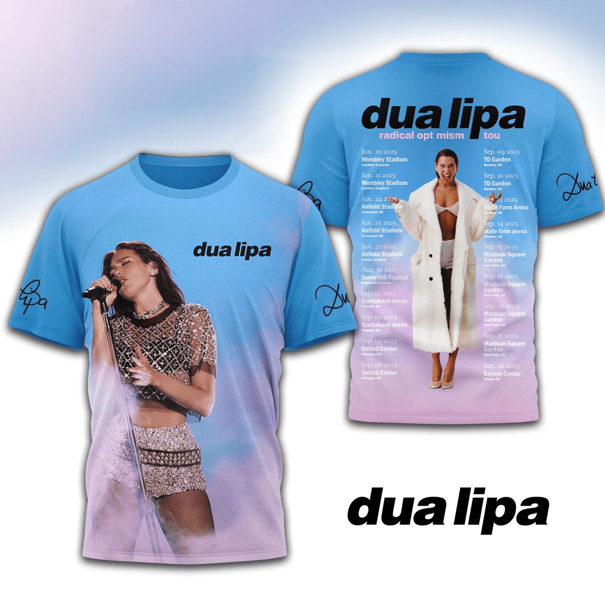 Dua Lipa Radical Optimism Tour 2025 T-Shirt Fan Merch Gifts For Friends-1