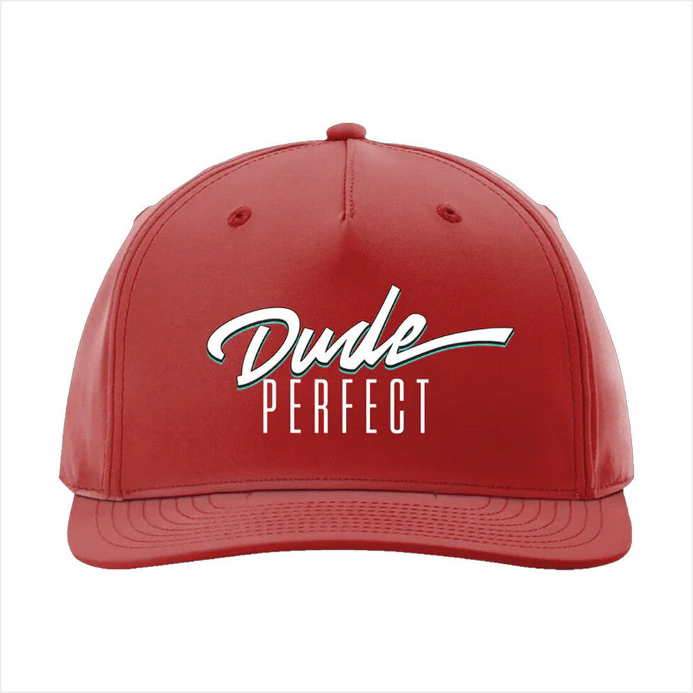 Dude Perfect Merch Red Baseball Hat Gift Ideas For Boyfriend Birthday Gifts For BFF-1