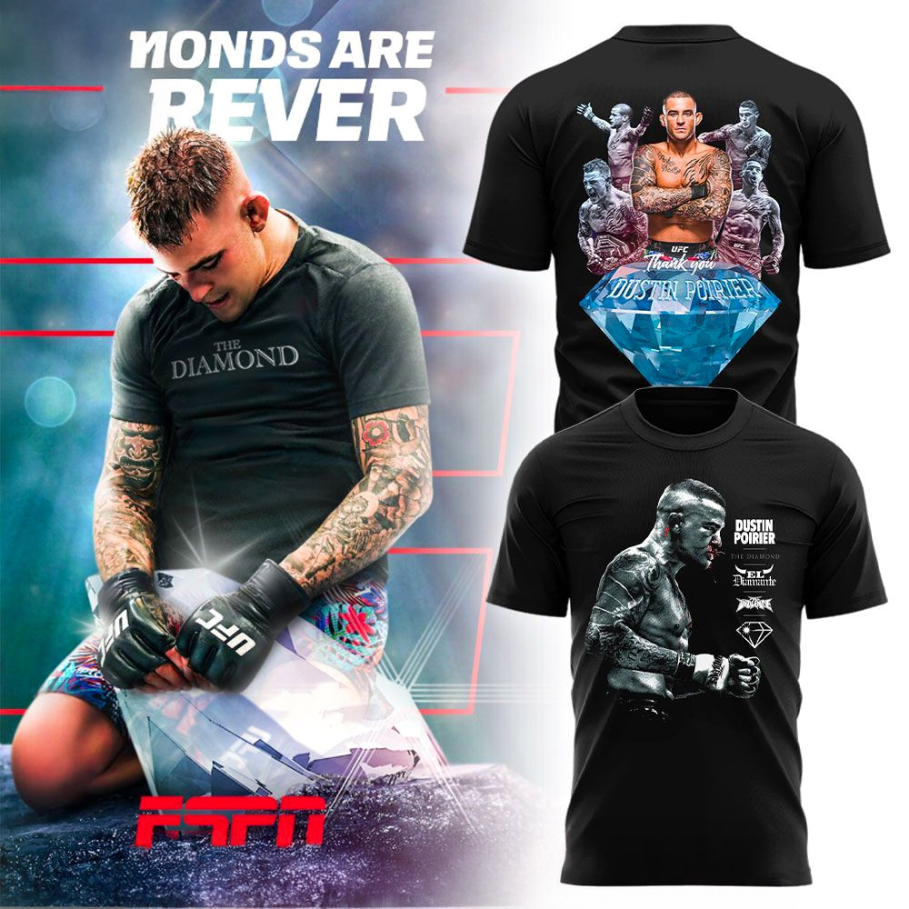 Dustin Poirier The Diamond The Last Dance T-Shirt Fan Merch Gifts For Him-1