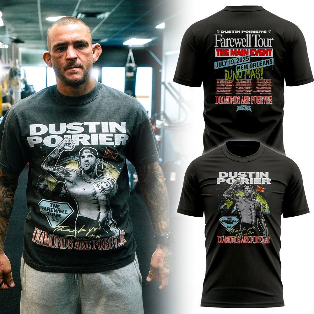 Dustin Poirier The Farewell Tour T-Shirt Fan Merch Gifts For Father-1