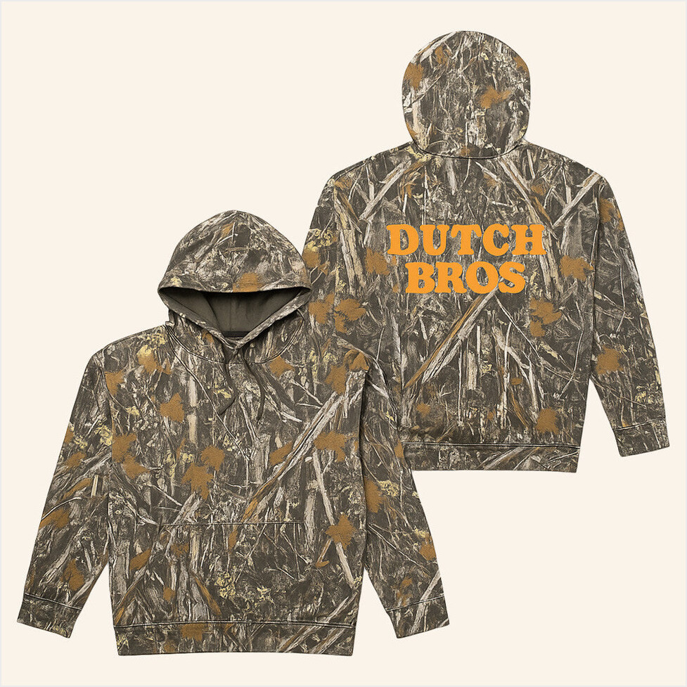 Dutch Bros Camo Hoodie Dutch Bros Merch Birthday Gifts For Husband Gifts For Best Friend-1