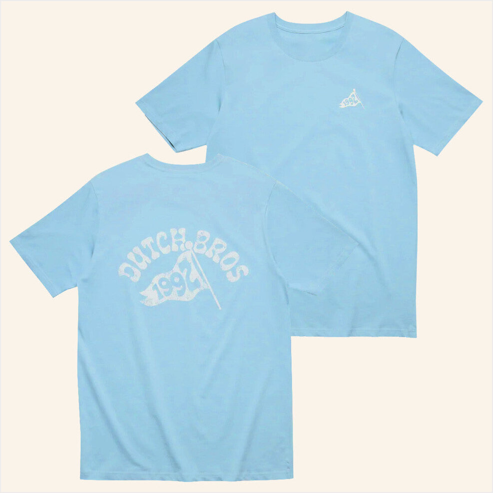 Dutch Bros Merch 1992 Pennant T-Shirt Gifts For Son Birthday Gifts For BFF Christmas Presents-1