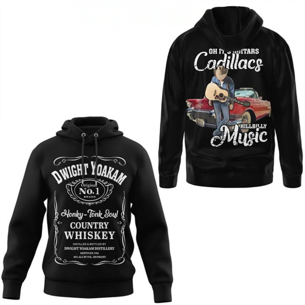 Dwight Yoakam No.1 Honky Tonk Soul Country Whiskey Hoodie Gifts For Music Fans-1