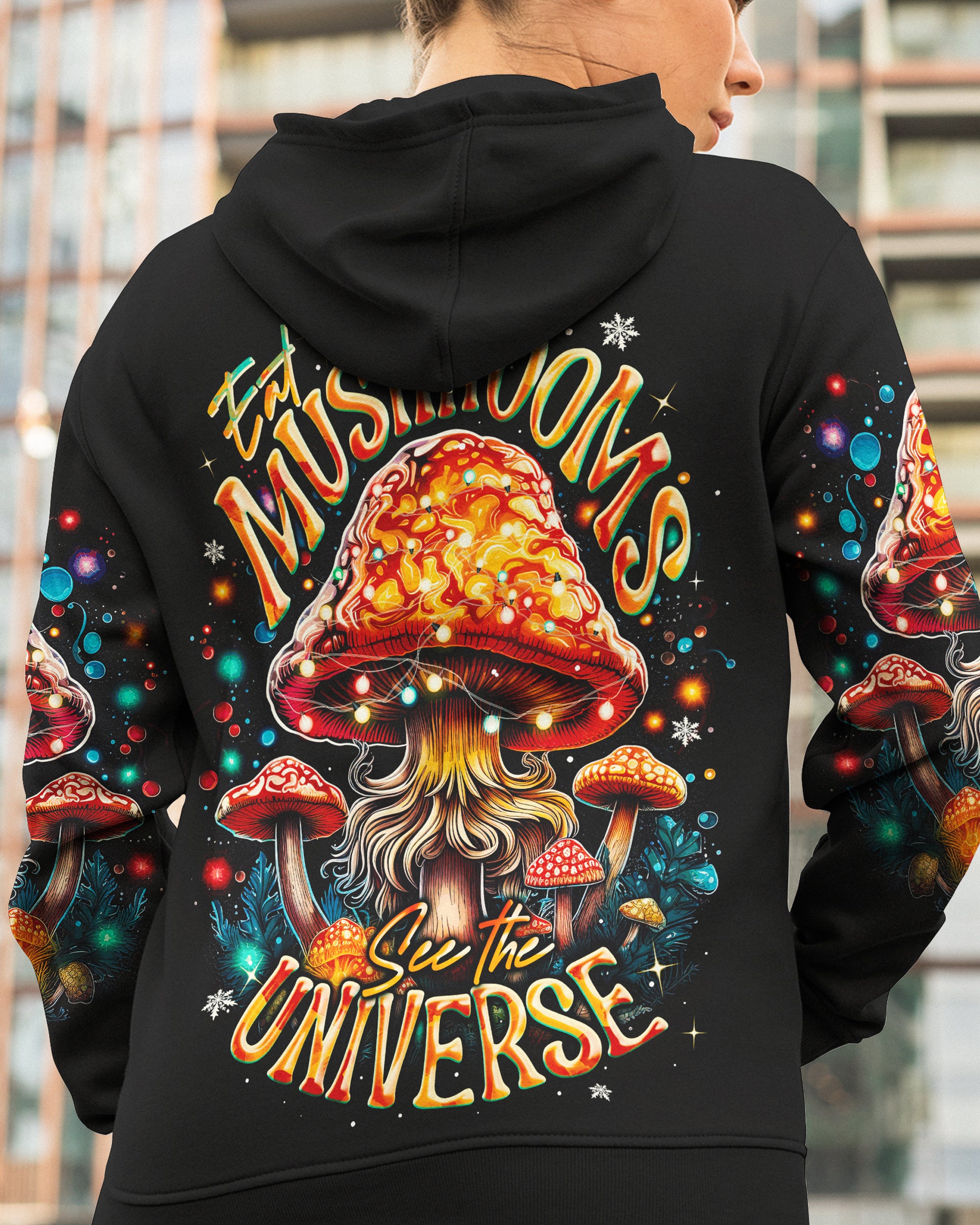 EAT MUSHROOMS SEE THE UNIVERSE CHRISTMAS ALL OVER PRINT-1