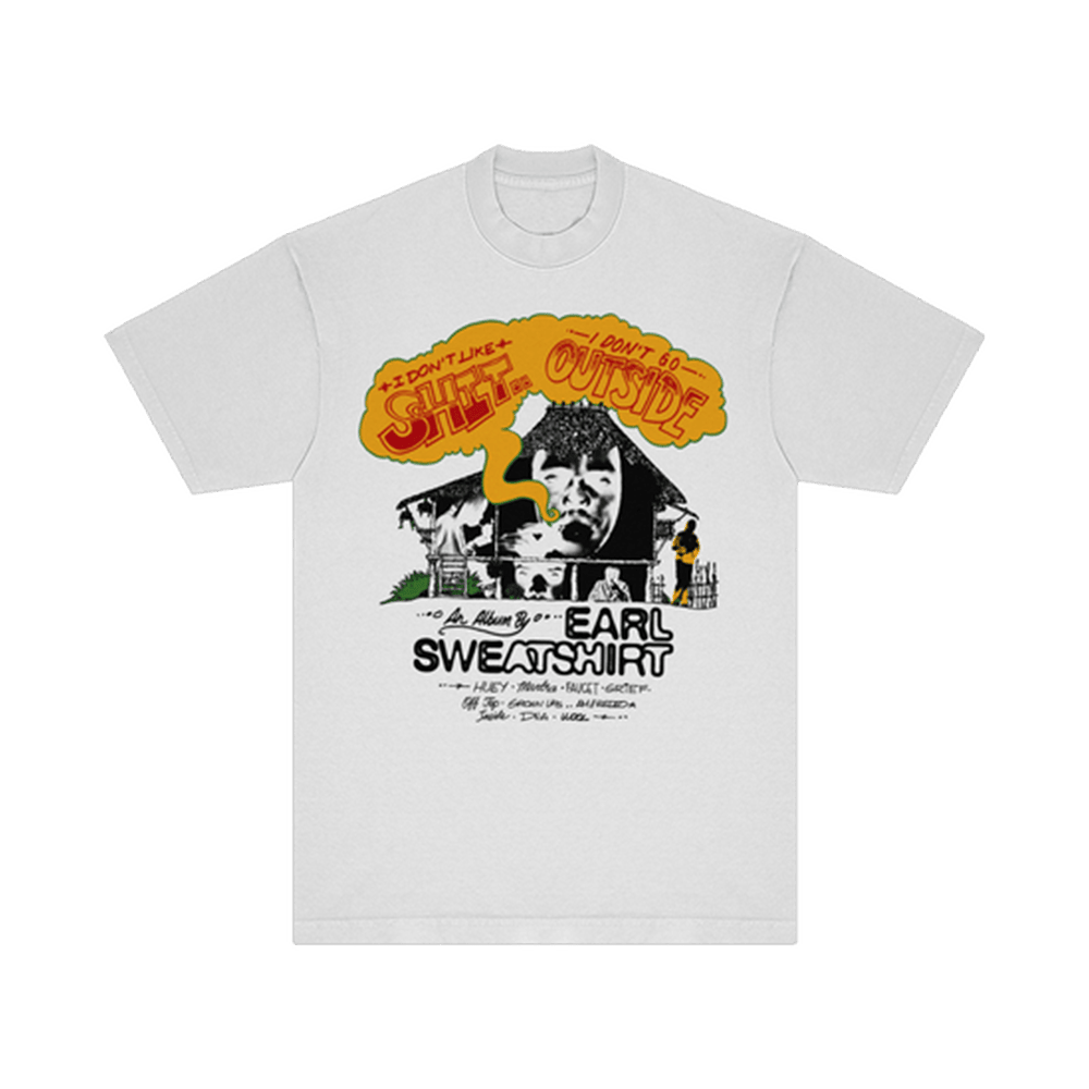 Earl Sweatshirt Merch I Don't Go Outside House T-Shirt Dad Fathers Day Gifts-1