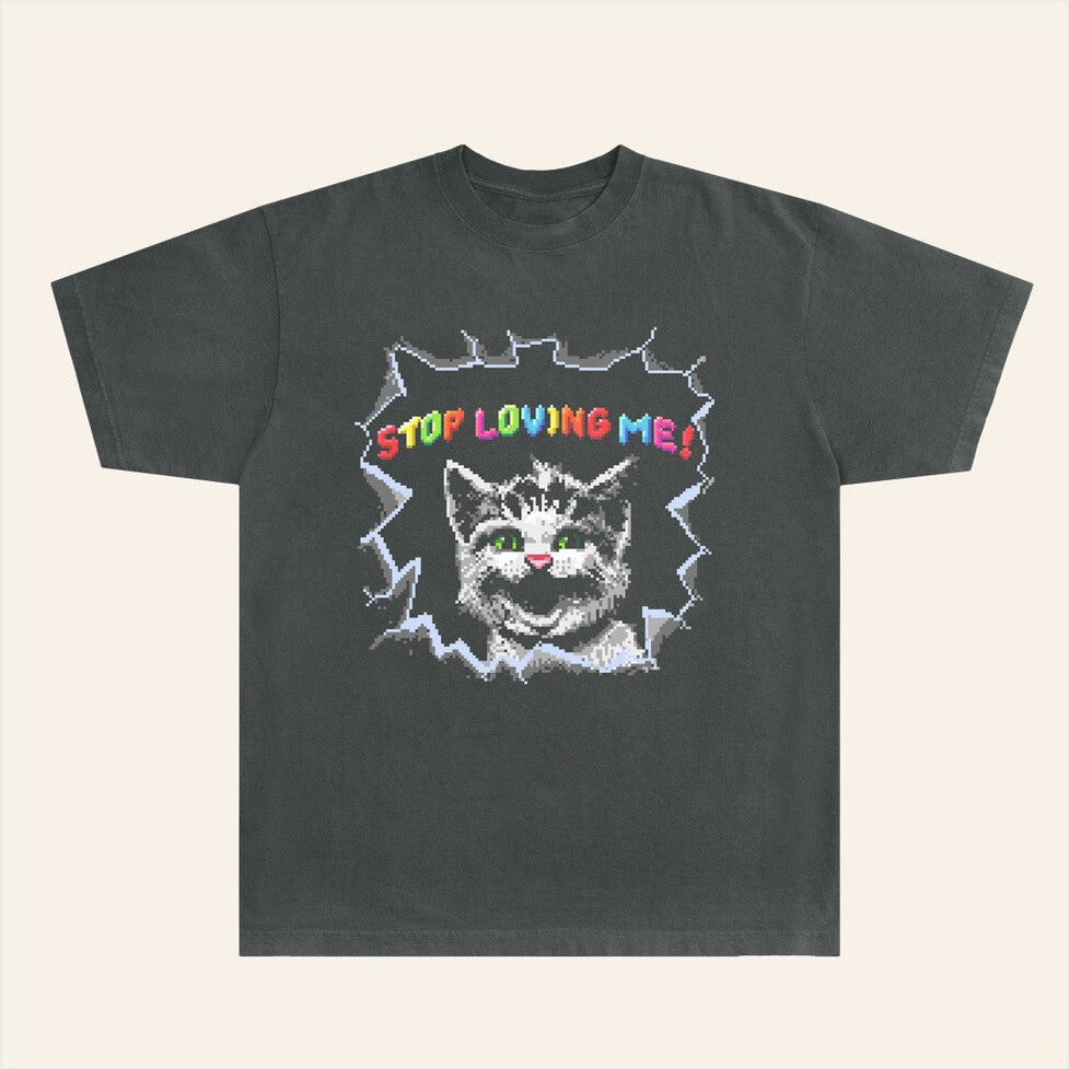 Earldoesntexist Merch SLM Pixel Cat Shirt Best Gifts For Husband Birthday Gifts For Friends-1