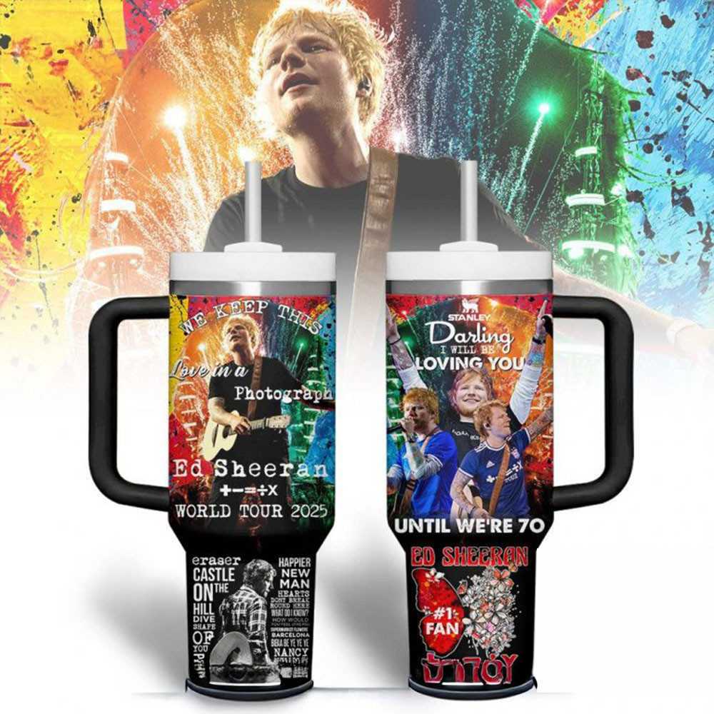Ed Sheeran The Mathematics Tour 2025 Stanley Tumbler Ed Sheeran Merch Gifts For Husband-1