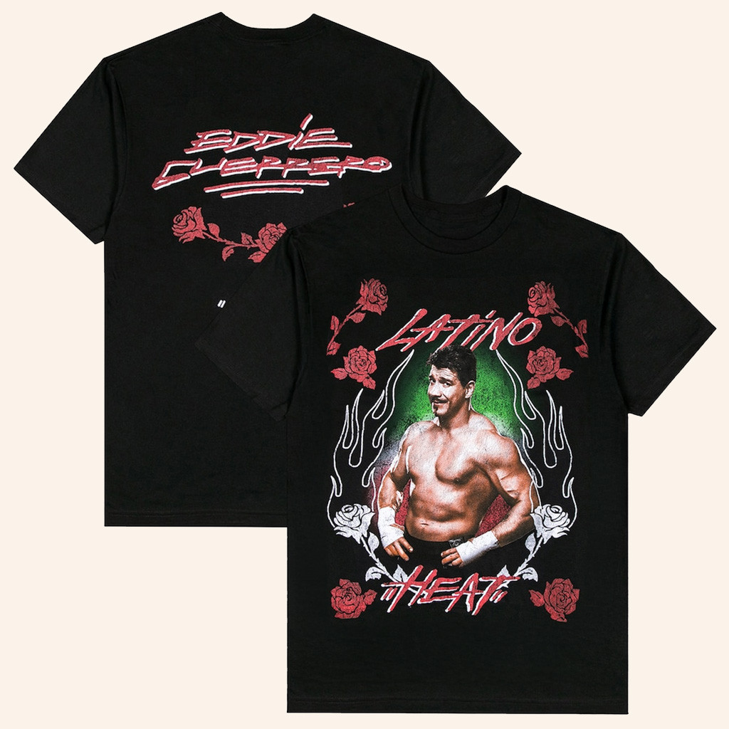 Eddie Guerrero Latino Heat T-Shirt Fan Merch Gifts For Dad-1
