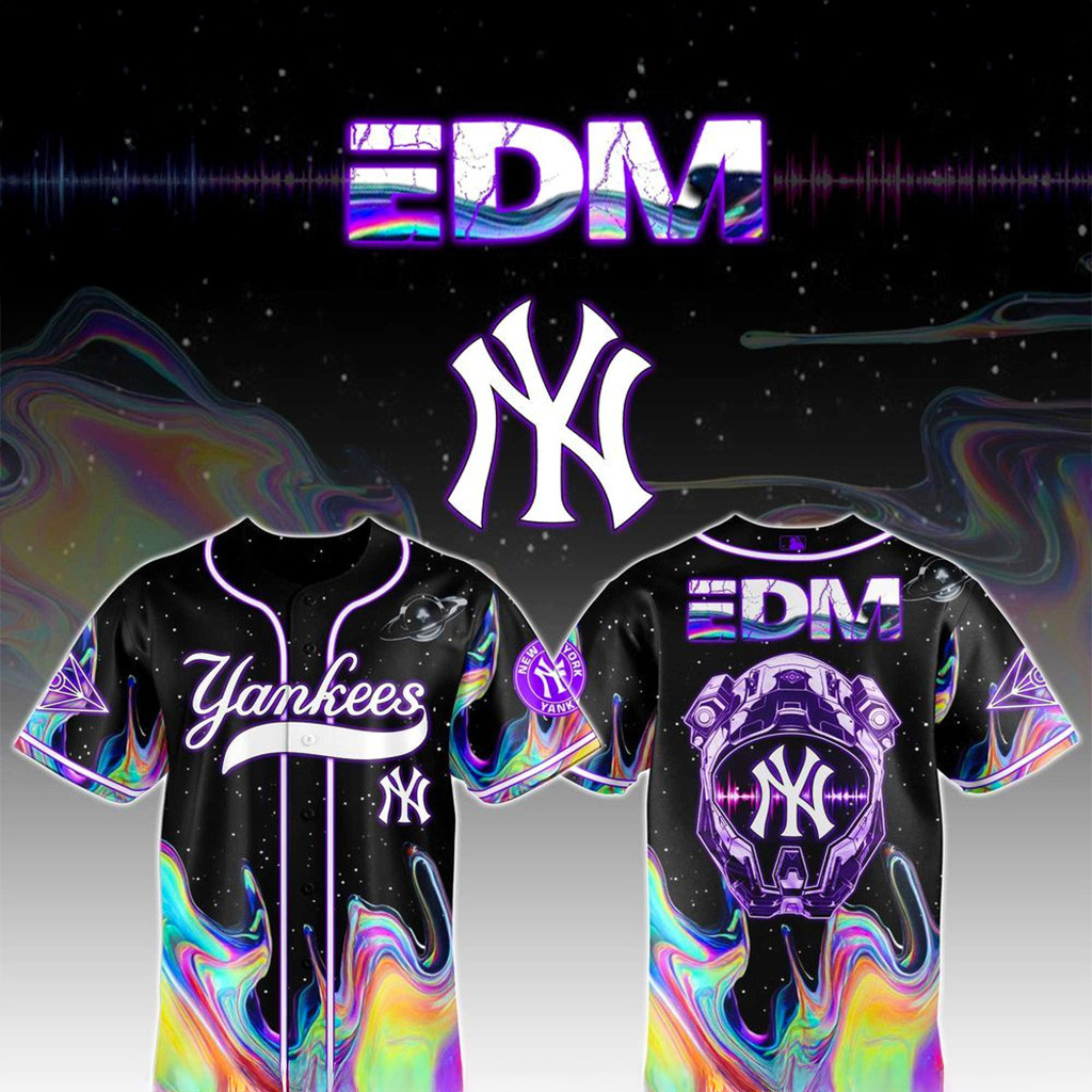 Edm Pulsebeat X New York Mets Galaxy Jersey Mets Merch Gifts For Boyfriend-1