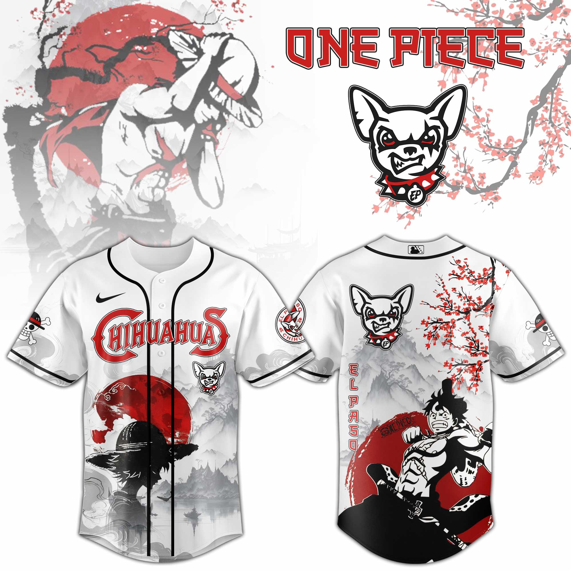 El Paso Chihuahuas Milb X One Piece Japan Baseball Jersey For Fans-1