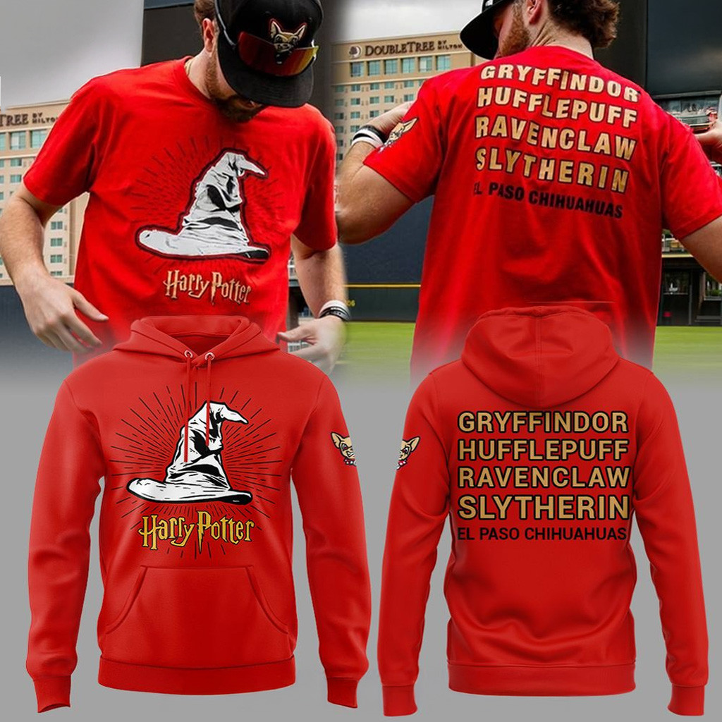 El Paso Chihuahuas X Harry Potter Night 2025 Special Hoodie Chihuahuas Merch Husband Gifts-1