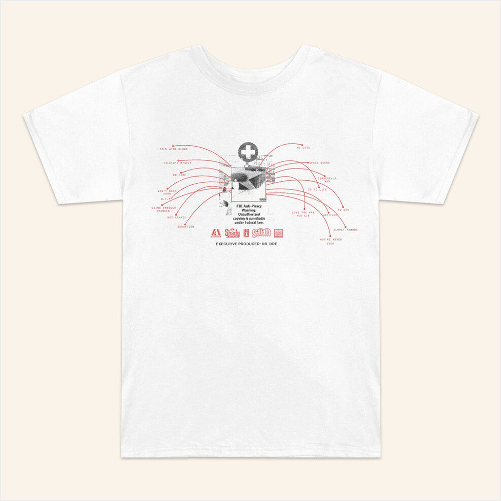 Eminem Merch Recovery 15Th Anniversary Tracklist T-Shirt Best Friends Gifts Gifts For Besties-1