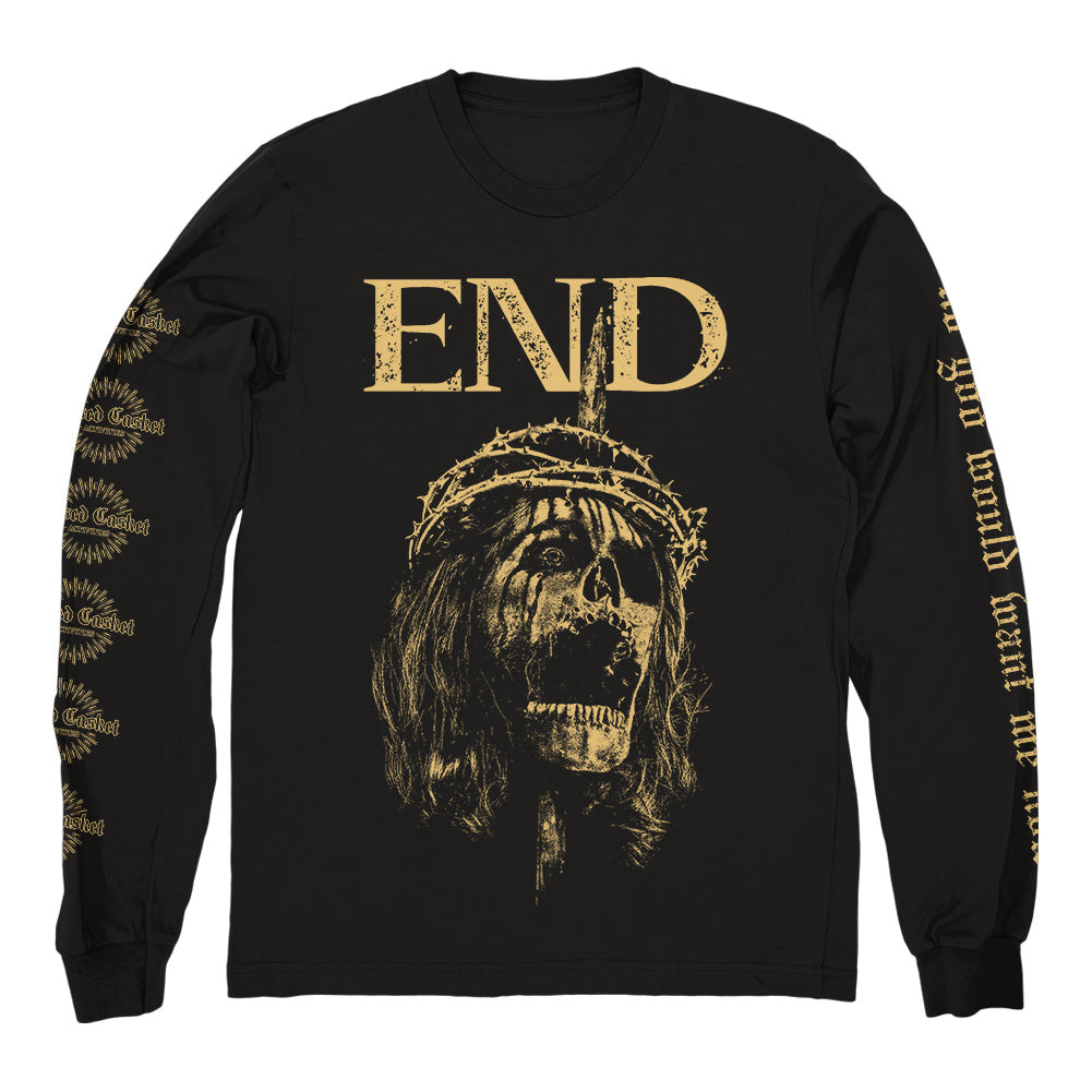 End Merch No God Long Sleeve Shirt End Shirt Father's Day Gifts For Boyfriend-1