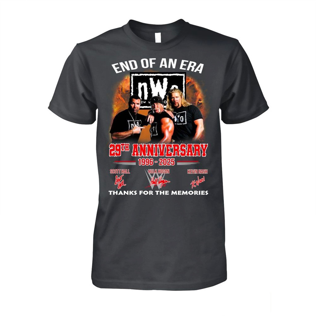 End Of An Era Nwo 29th Anniversary 1996 2025 Thanks For The Memories T-Shirt Fan Merch-1