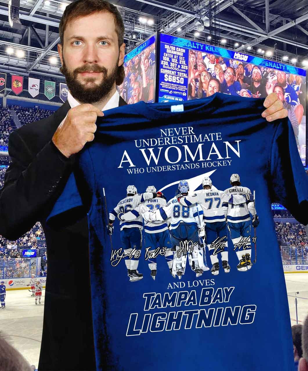 End Of An Era Tampa Bay Lightning Hockey Team Player Signature T-Shirt Gifts For Fans-1