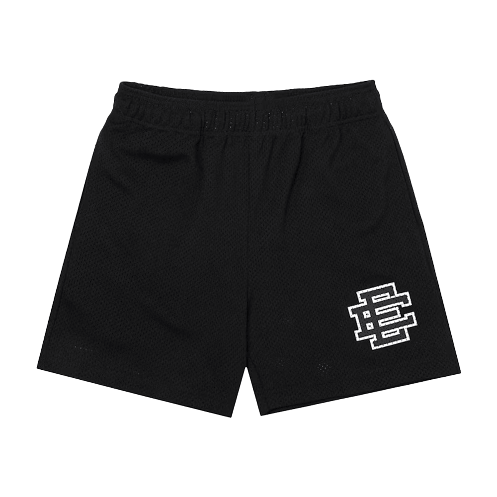 Eric Emanuel Shorts Black Black White EE Short Merch Gifts For Father-1