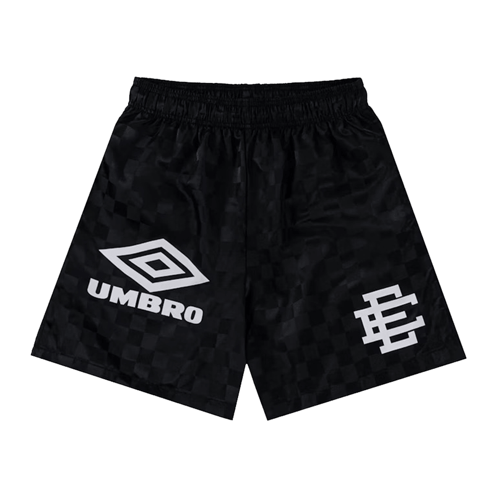 Eric Emanuel Shorts EE Umbro Short Black White Merch Gift For Dudes-1