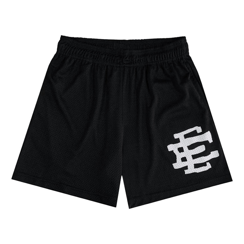 Eric Emanuel Shorts Eric Emanuel EE Akimbo Tyrrell Winston Short Black White Gifts For Him-1