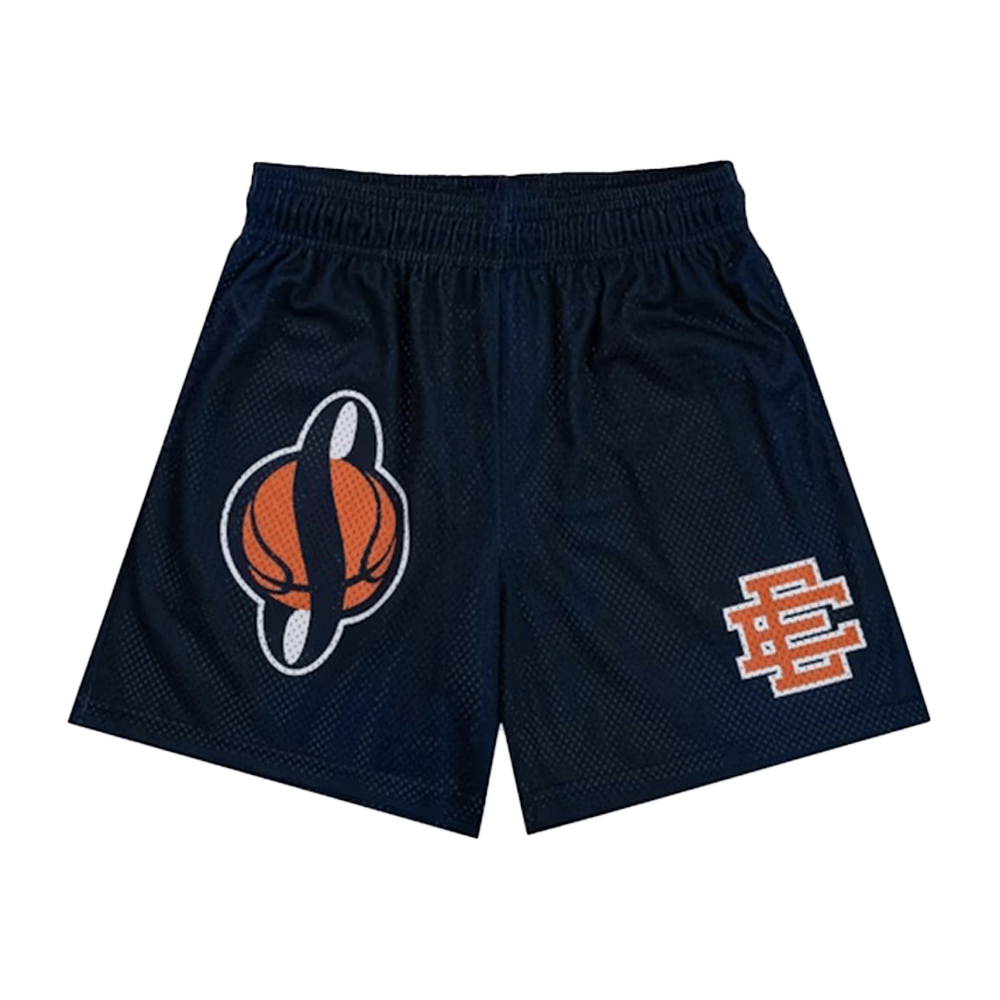 Eric Emanuel Shorts Eric Emanuel EE Basic Syracuse University Short Navy Orange EE Merch-1