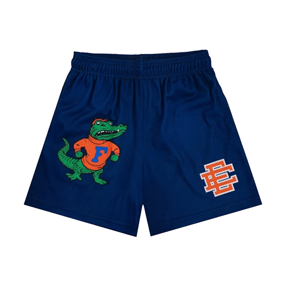 Eric Emanuel Shorts Eric Emanuel EE Basic University Of Florida Short Blue Orange EE Merch-1