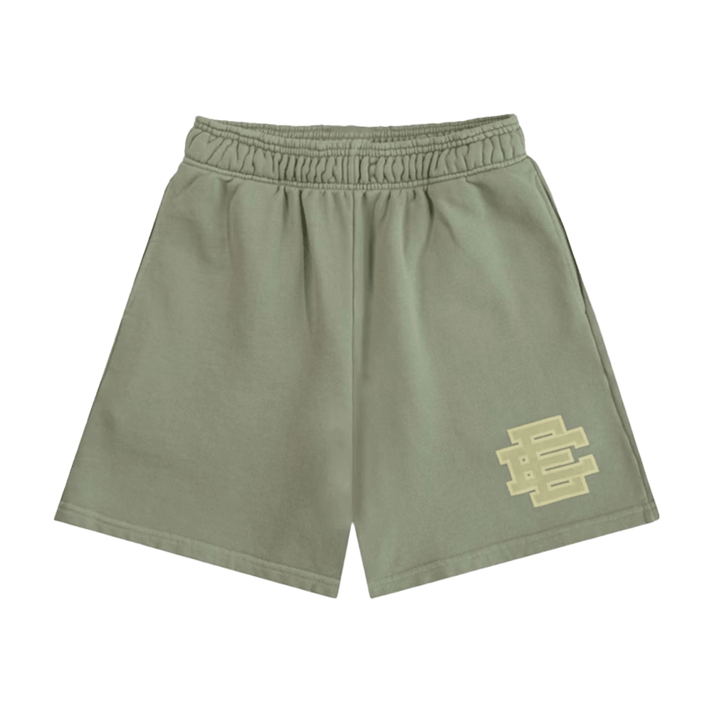 Eric Emanuel Shorts Green Green EE Sweat Short Merch Gifts For Sister-1