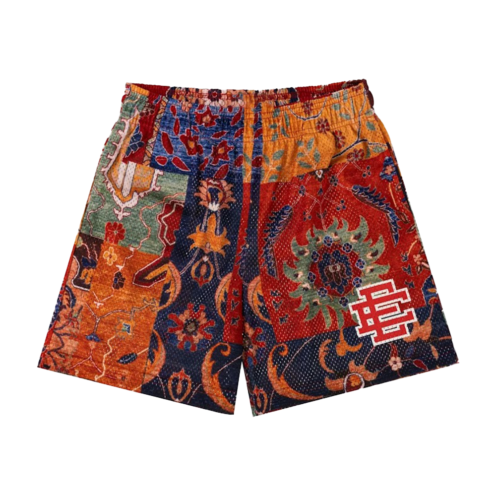Eric Emanuel Shorts Red EE Rug Short Merch Presents For Boyfriend-1
