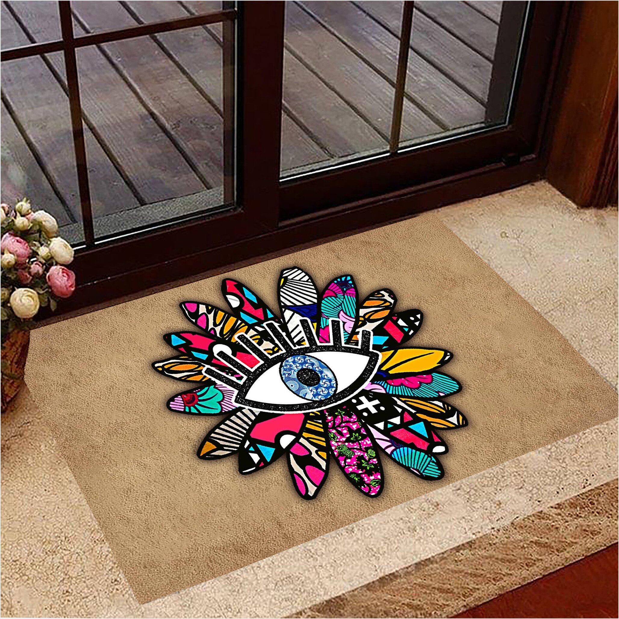 Evil Eye Doormat Evil Eye Door Mat Indoor Home Decorations Housewarming Gift Ideas-1 Evil Eye Doormat Evil Eye Door Mat Indoor Home Decorations Housewarming Gift Ideas-1