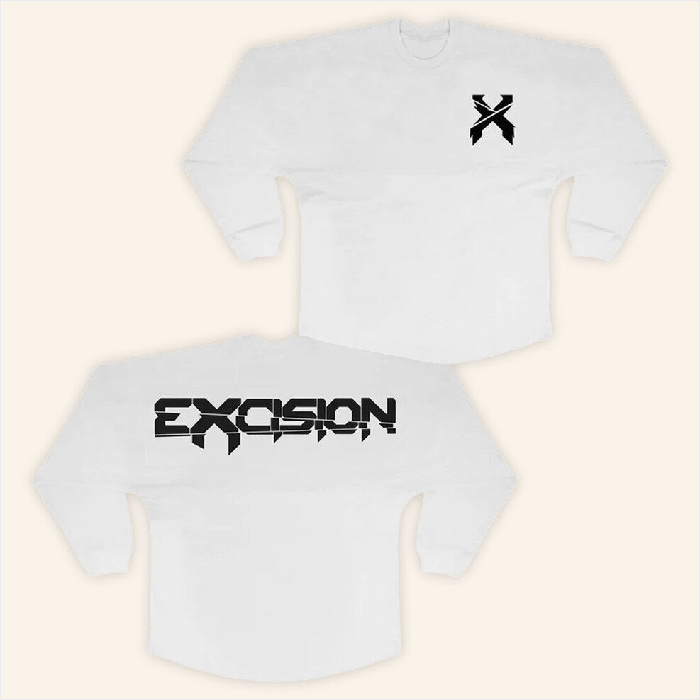 Excision Merch Excision Spirit Long Sleeve Shirt White Gifts For Dudes Gifts For Best Friend-1