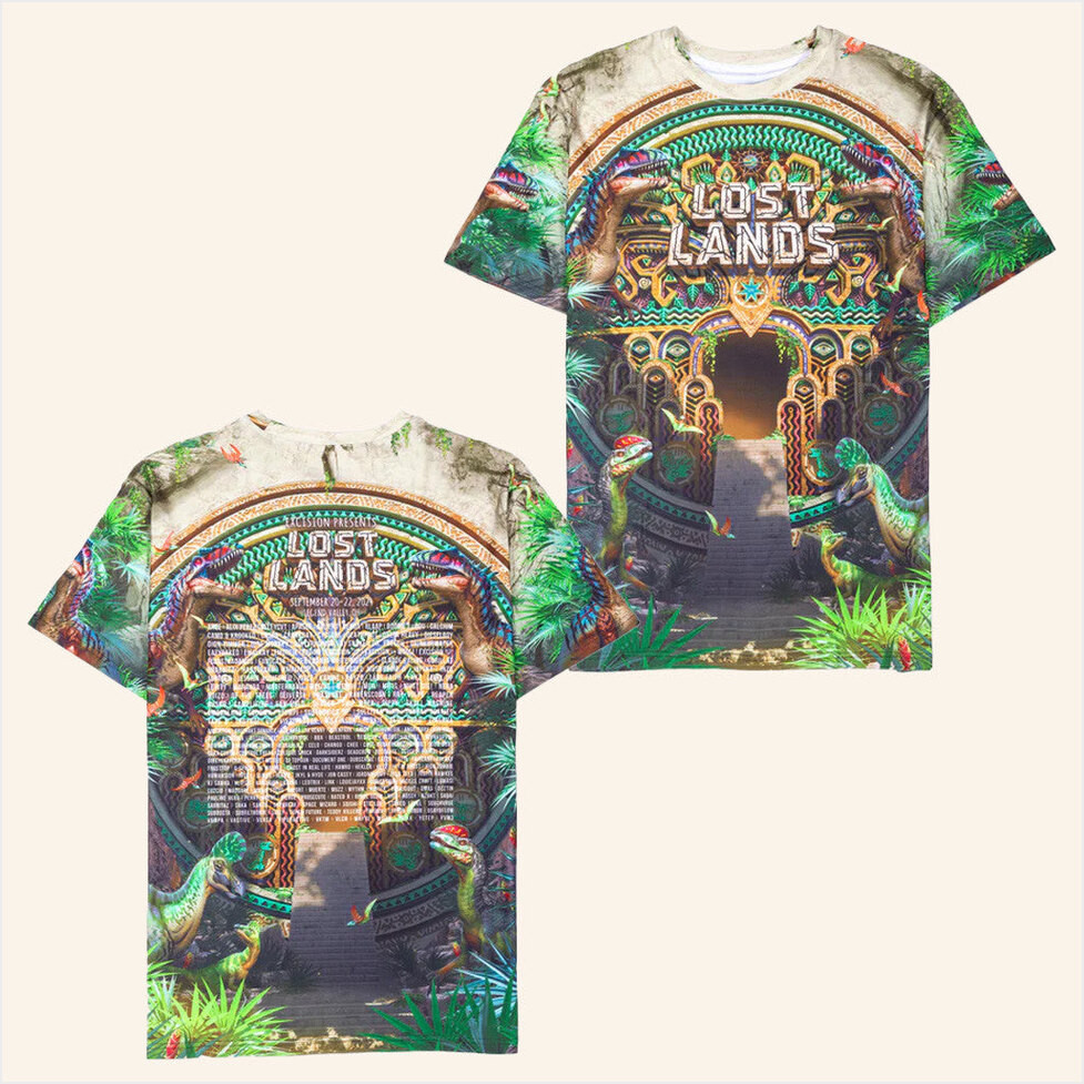 Excision Merch Lost Lands 2024 T-Shirt Best Gifts For Friends Birthday Gifts For Her-1