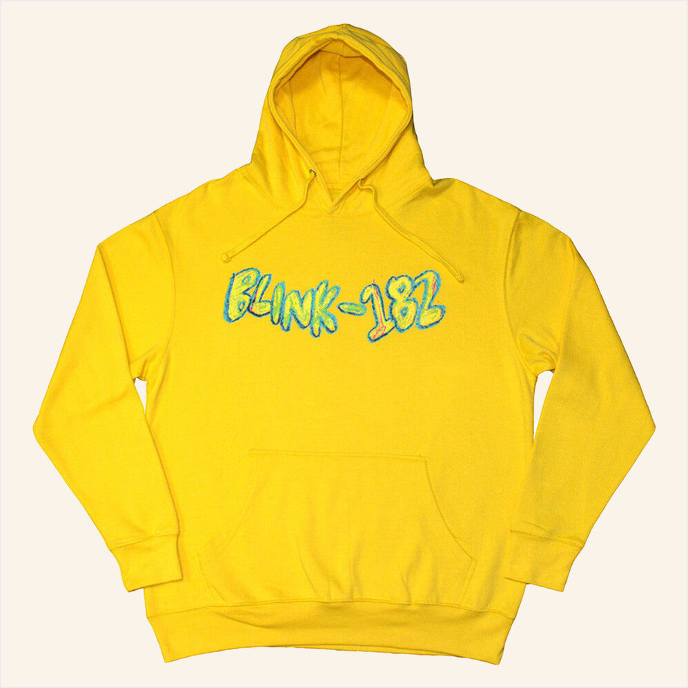 Eyesore Merch Blink 182 Crayon Yellow Hoodie Gifts For Friends Birthday Gifts For Her-1