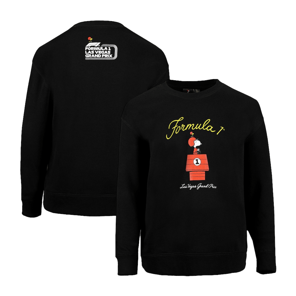 F1 Snoopy Merch Snoopy Formula 1 x Peanuts 2024 Las Vegas Grand Prix Pit Sweatshirt Fan Gift-1