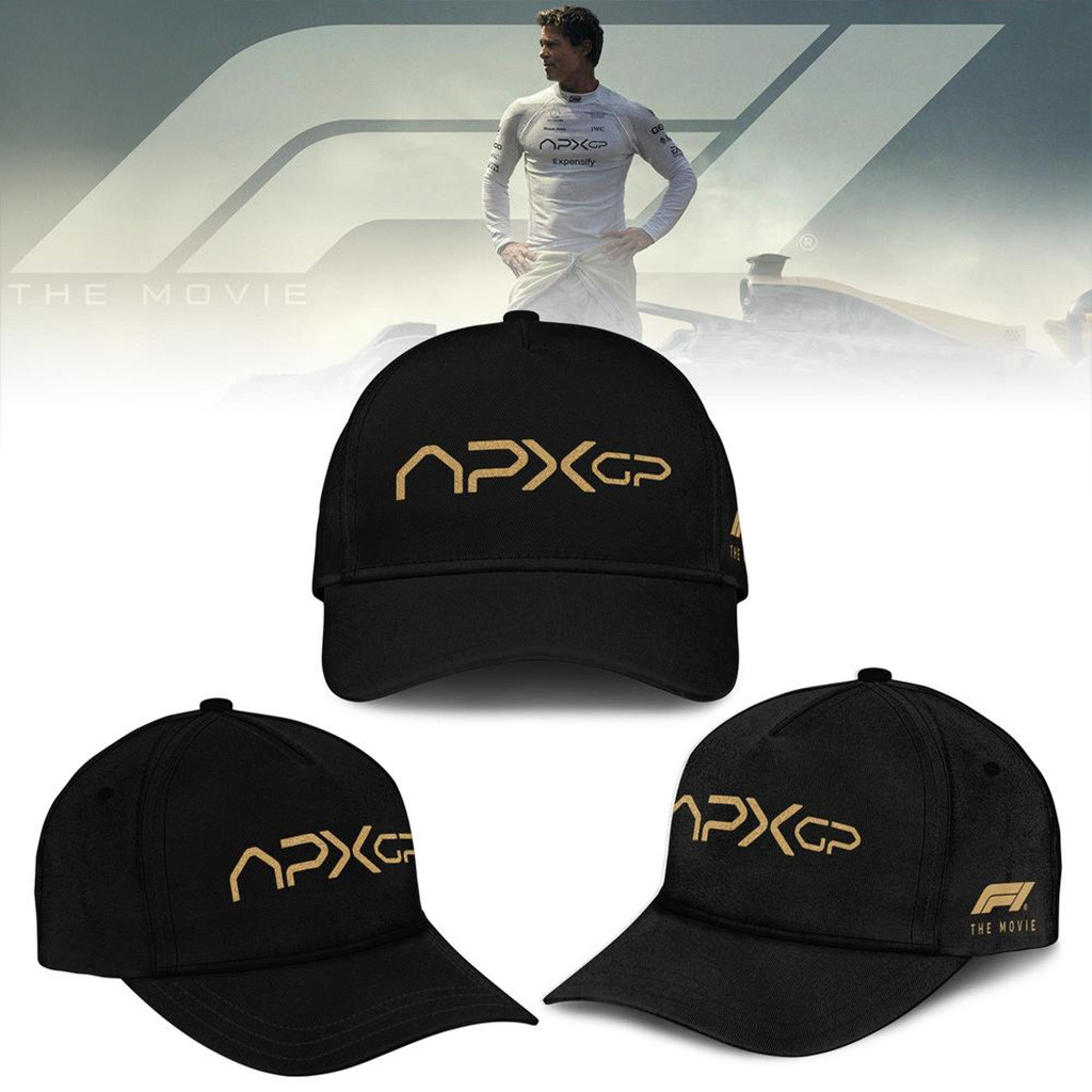 F1 The Movie APXGP Hat Black Brad Pitt 2025 Merch Gifts For Fans-1