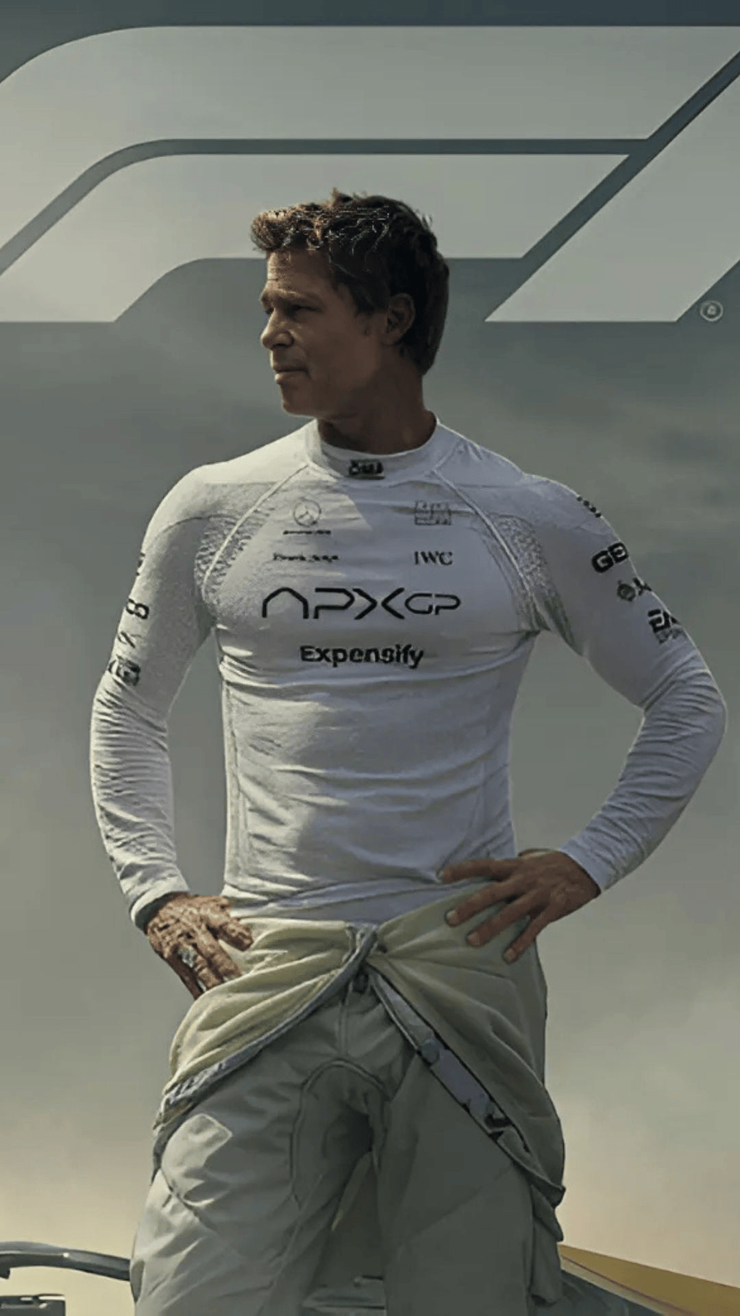 F1 The Movie APXGP Long Sleeve Shirt Brad Pitt 2025 Merch Gifts For Him-2