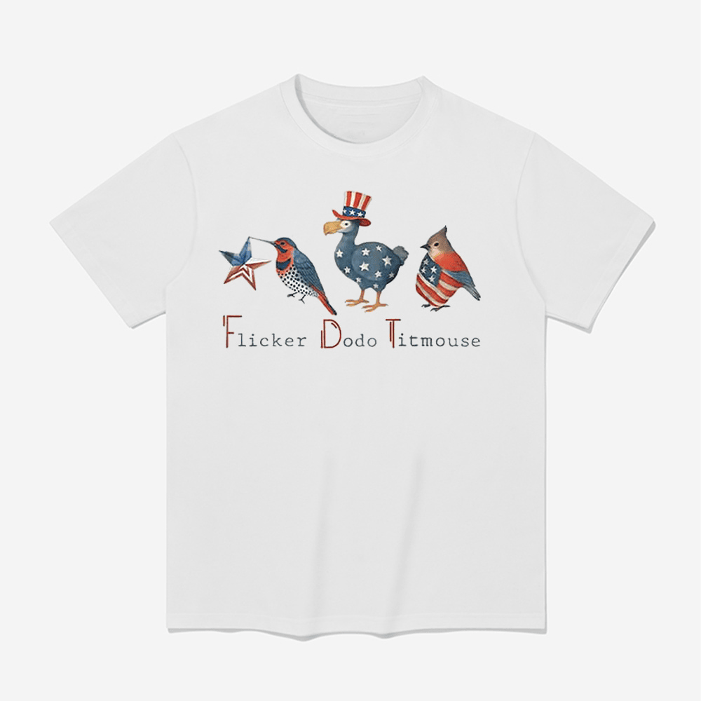 FDT Flicker Dodo Titmouse Independence Day Shirt FDT Merch Unique Gifts For Dad-1