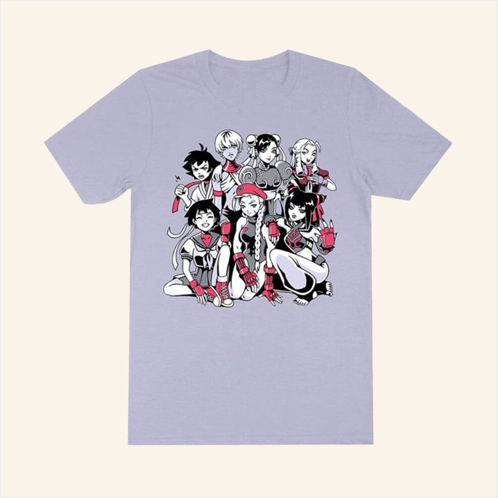 Fan Gamer Merch Street Fighter Women Of Street Fighter Shirt Birthday Present For Him-1