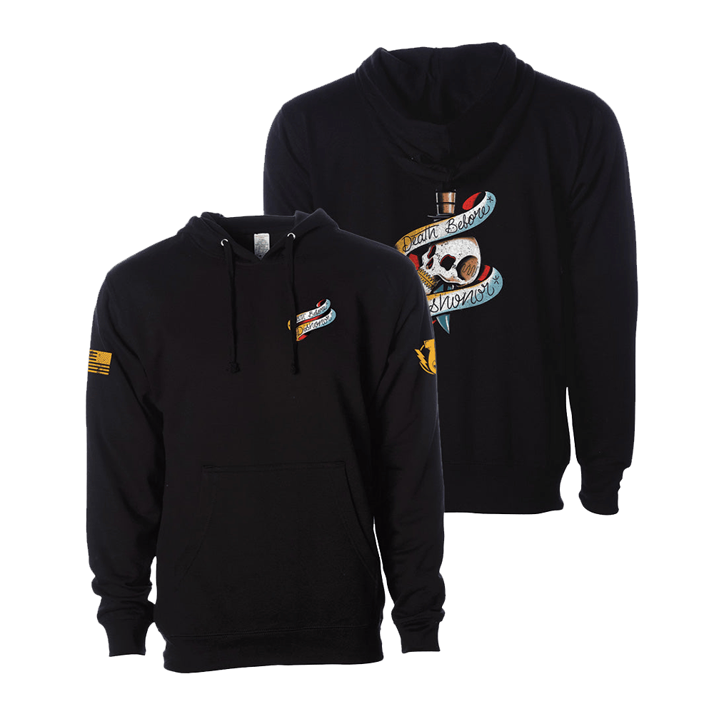 Fat Electrician Merch Death Before Dishonor Hoodie Father's Day Presents-1