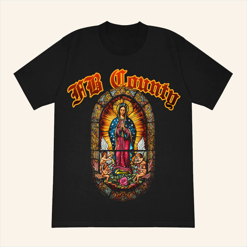 Fb County Clothing Merch Fb County Stained Glass Heavy Hard T-Shirt Gifts For Dudes-1