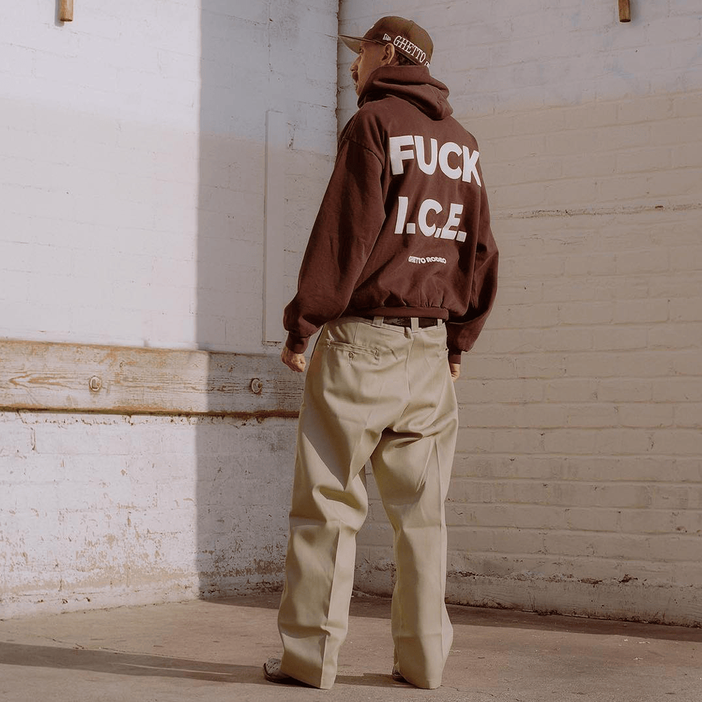 Fck Ice Hoodie Anti-Trump Merch Father's Day Gifts For Dad-1