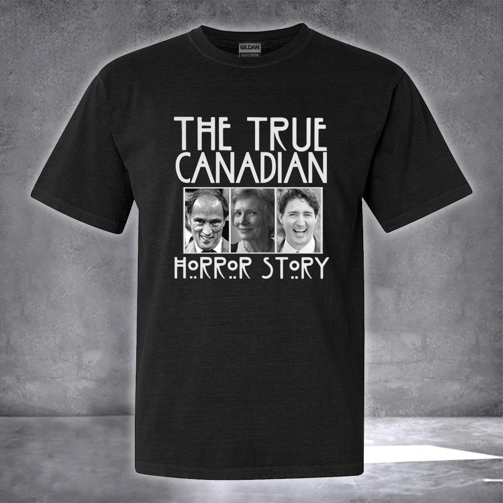 Fck Trudeau Family The True Canadian Horror Story Shirt-1