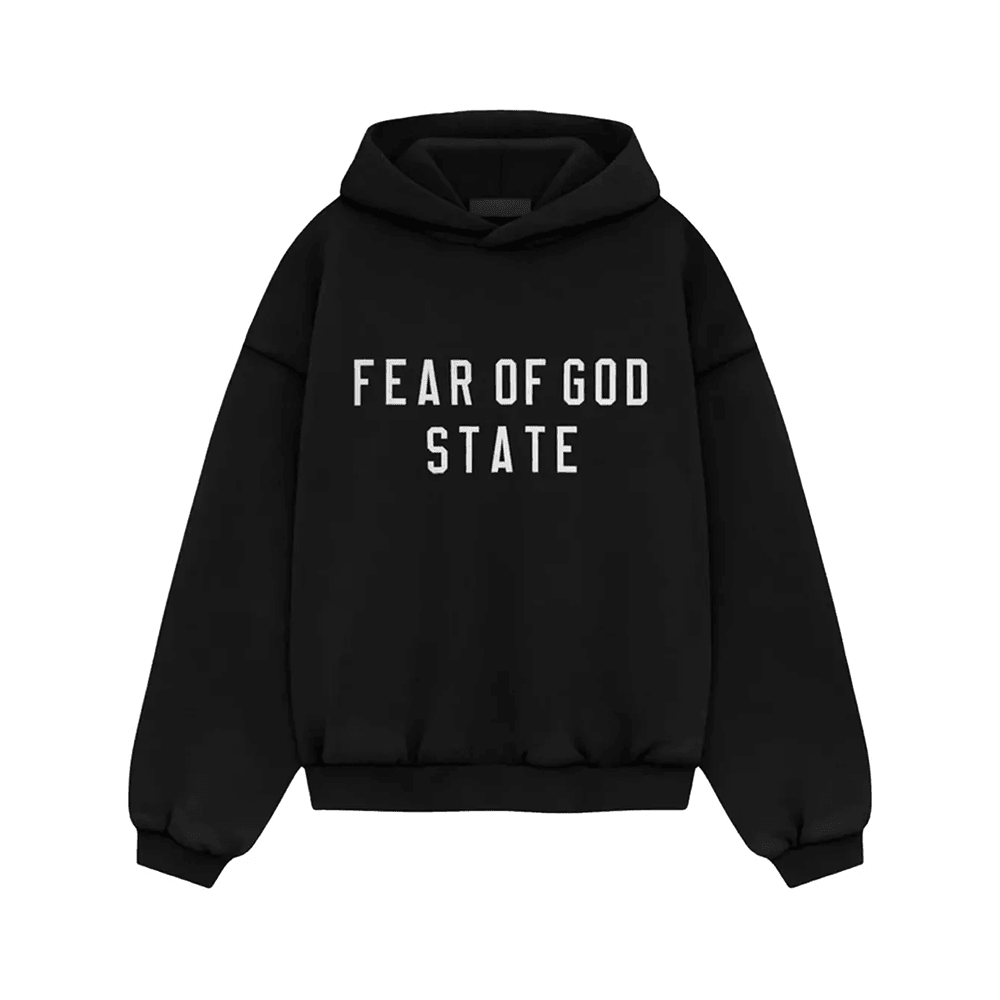 Fear Of God State Hoodie Black Christian Hoodie First Fathers Day Gift Ideas-1