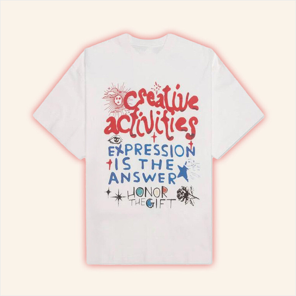 Feature Merch Honor The Gift Creative Activities T-Shirt Gifts For Besties Gifts For Sister-1