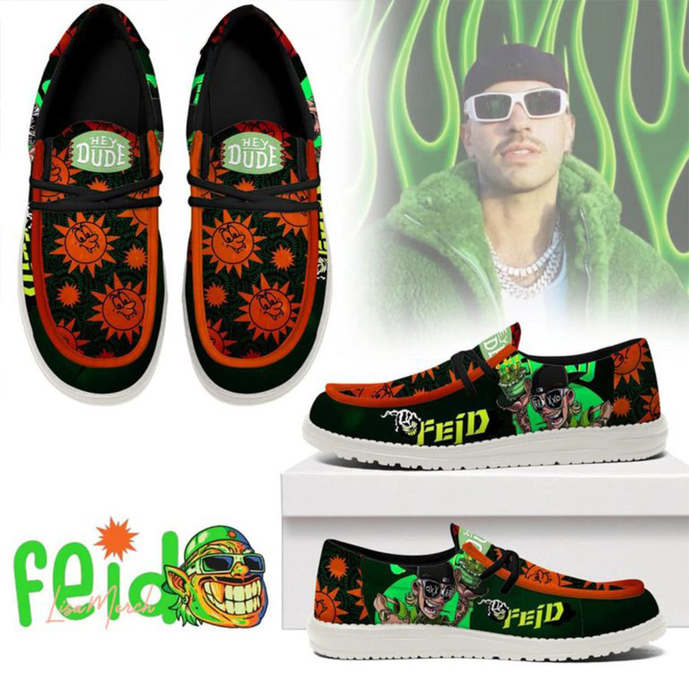Feid Hey Ferxxo Let's Join Us 2025 Hey Dude Shoes Gifts For Music Fans-1