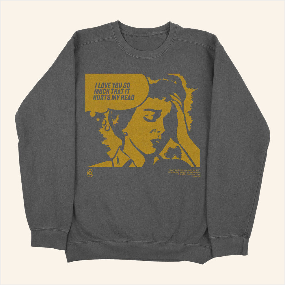 Fightoffyourdemons Merch Love You So Much Crewneck Sweatshirt Gifts For Her Gifts For Besties-1