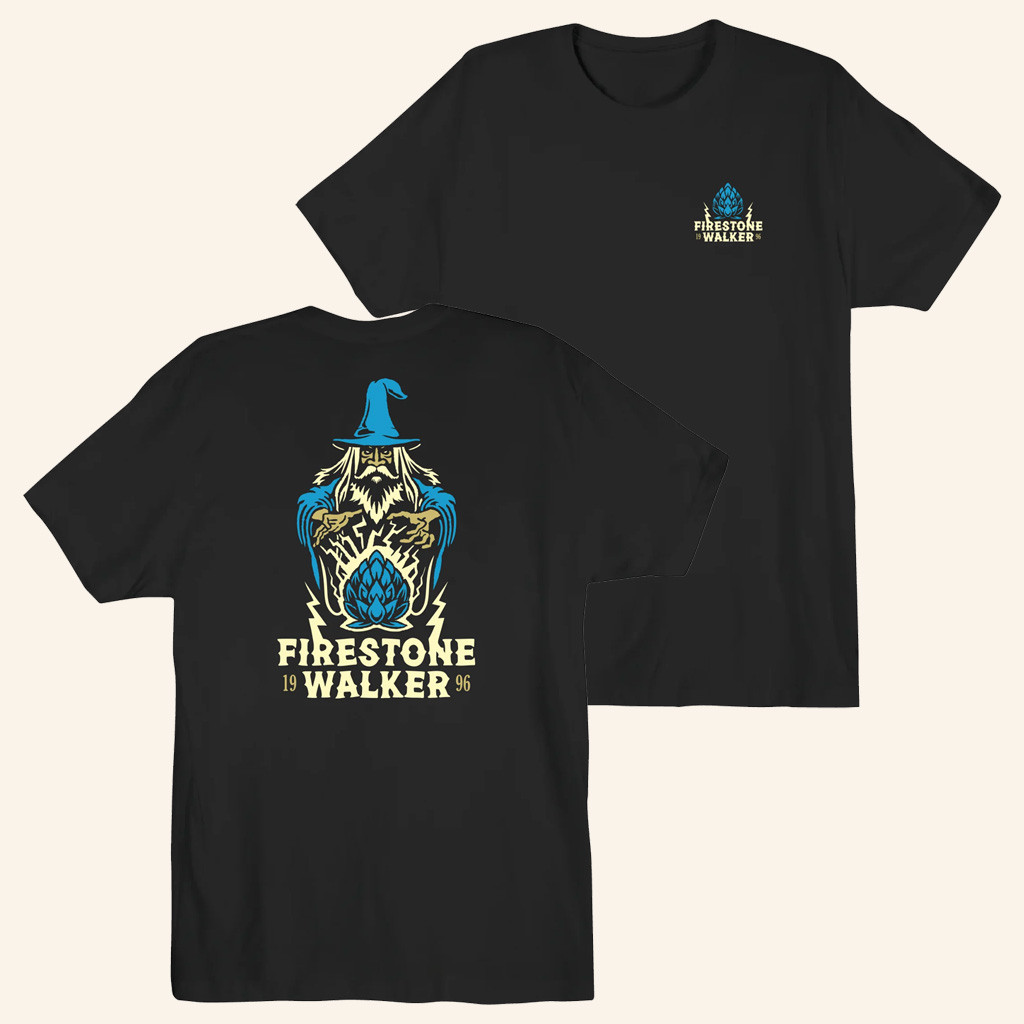 Firestone Walker Merch Firestone Walker Hop Wizard T-Shirt Best Gifts For Husband-1