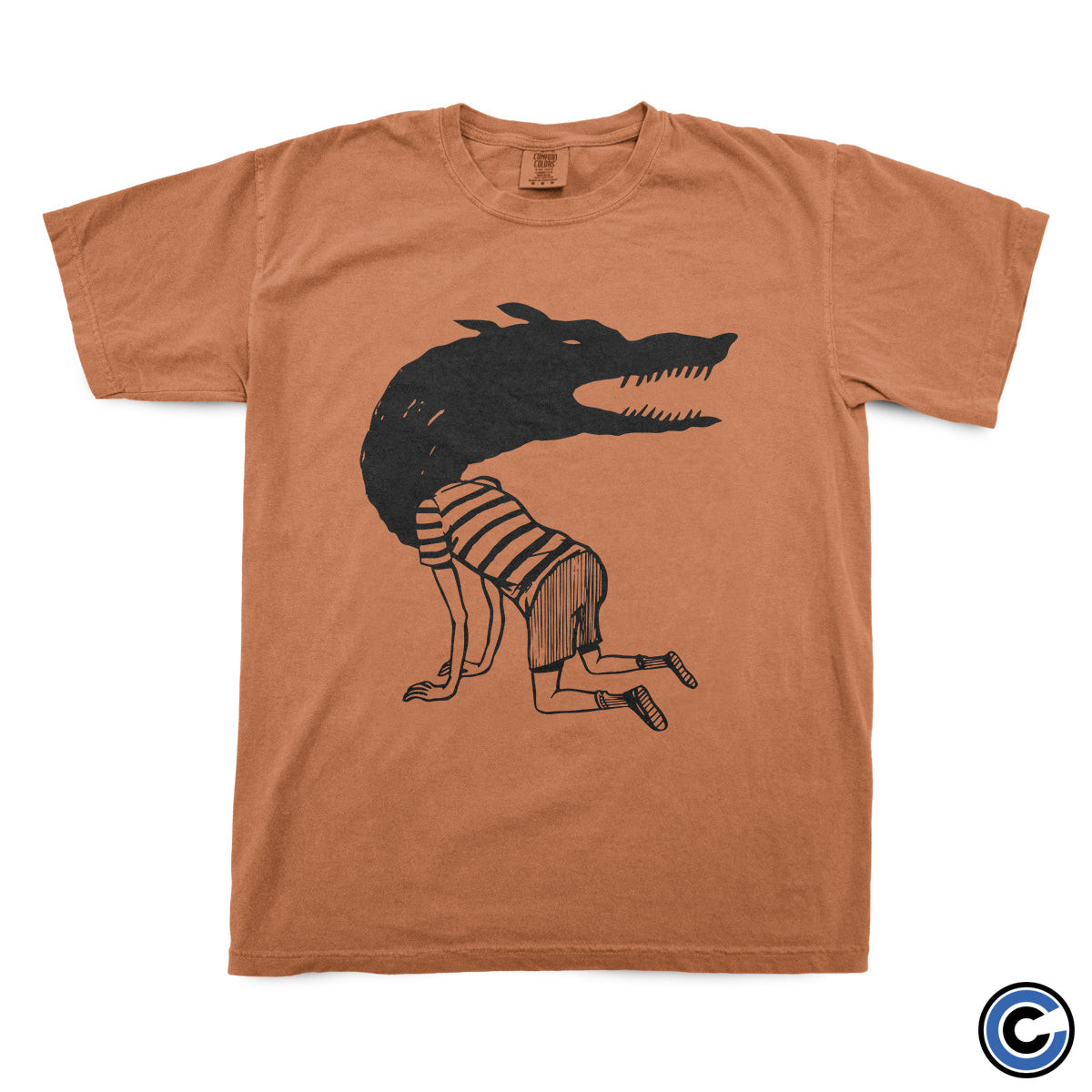 Fireworks Merch Wolf Kid Rust Shirt Fireworks Shirt-1