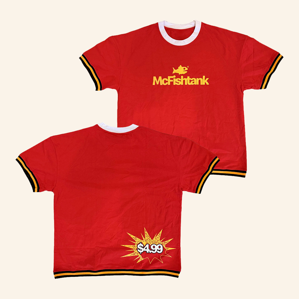 Fishtank Merch Red Fishtank T-Shirt Gifts For Best Friends-1