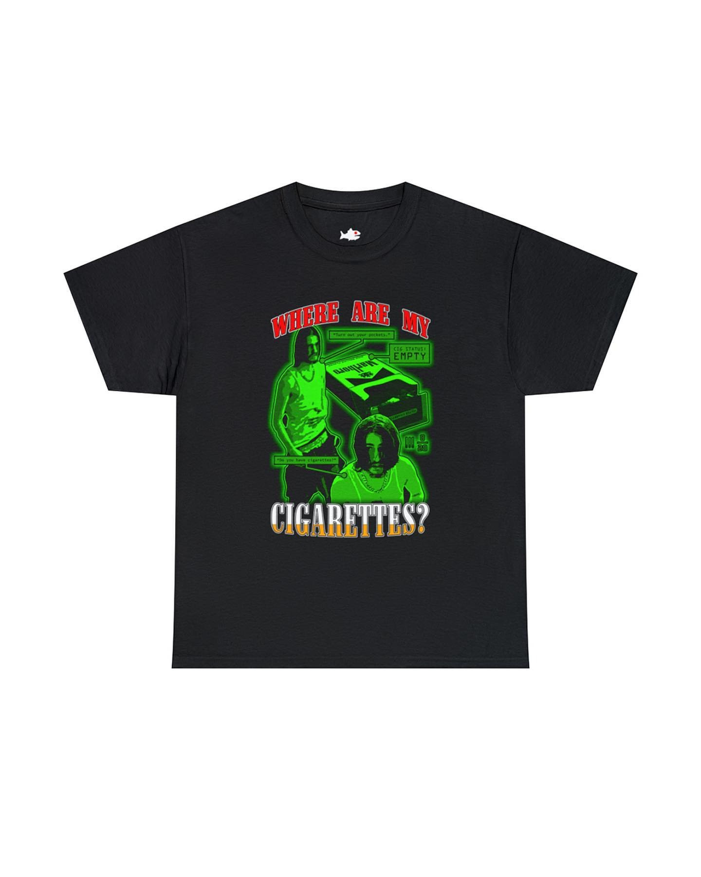 Fishtank Merch Where Are My Cigarettes Fish Tank T-Shirt Present For Friends-1