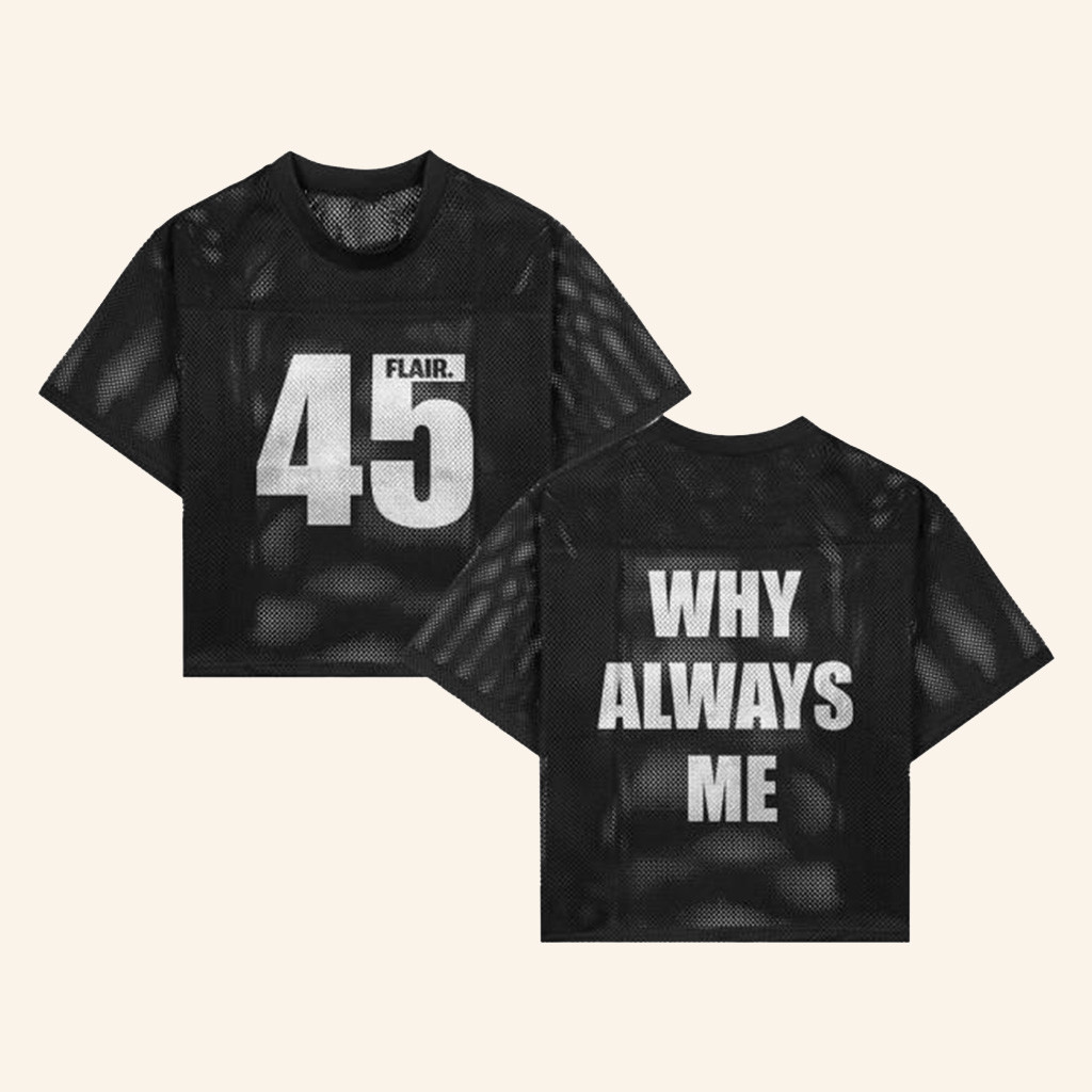 Flair London Merch Why Always Me Bib Jersey Gifts For Girlfriend-1