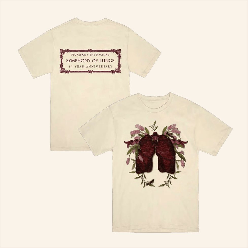 Florence And The Machine Merch Natural Lungs T-Shirt Friends Gifts Gifts For Best Friend-1